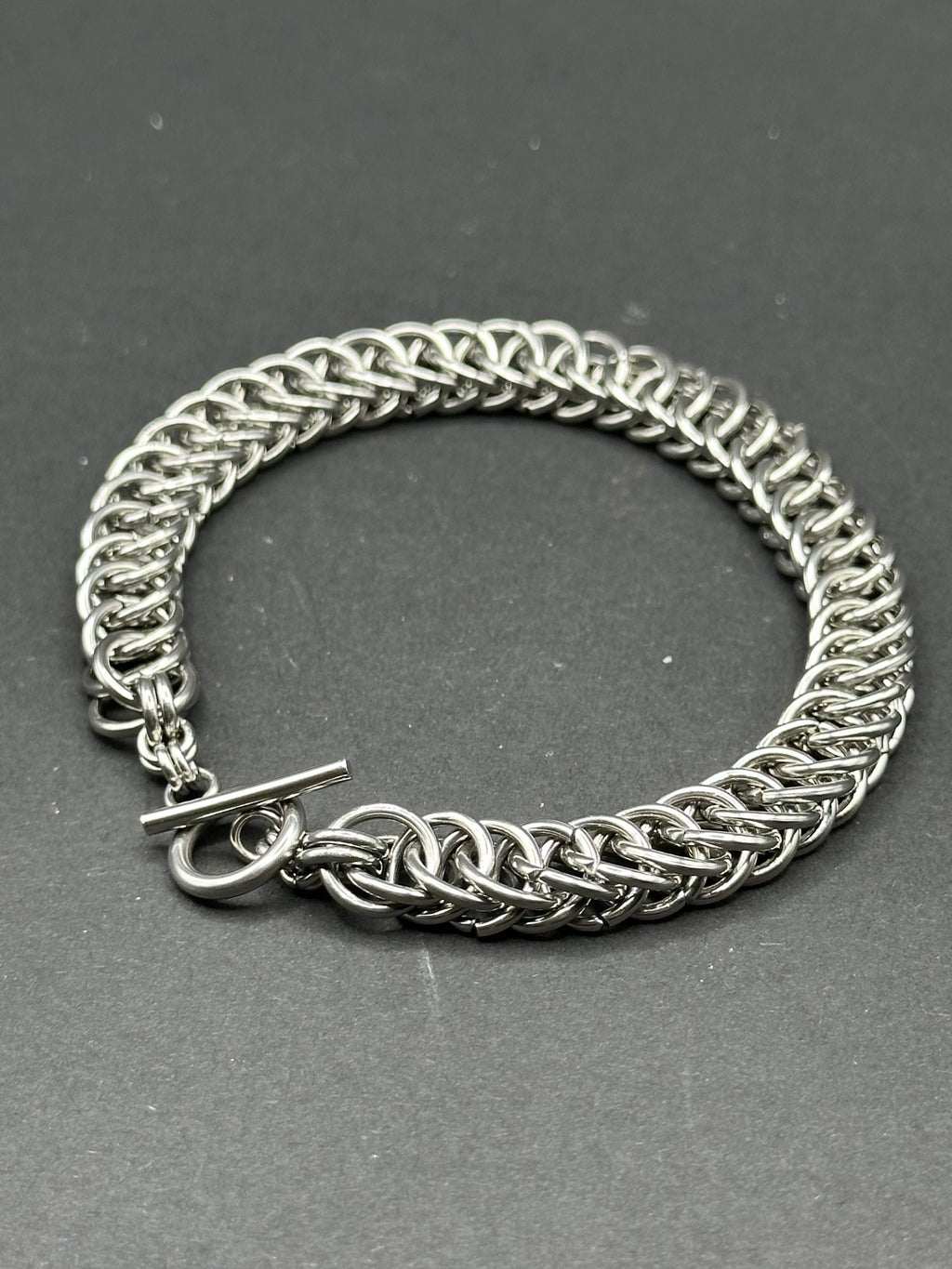 Handmade Stainless Steel Half Persian 4-in-1 Chainmail Bracelet