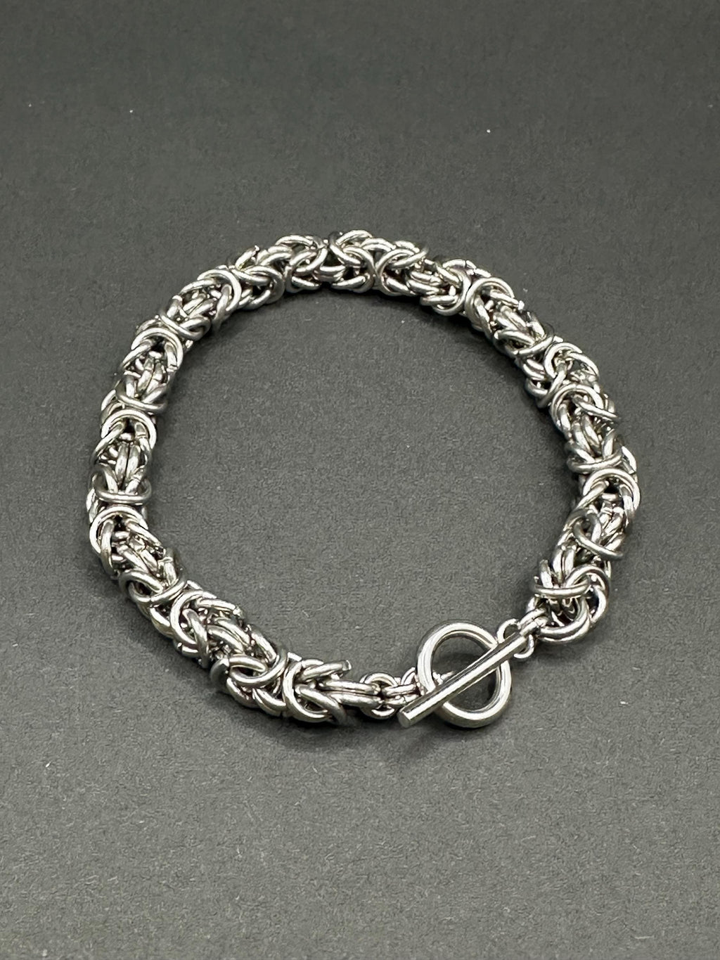 Byzantine Chainmaille Bracelet — Stainless Steel