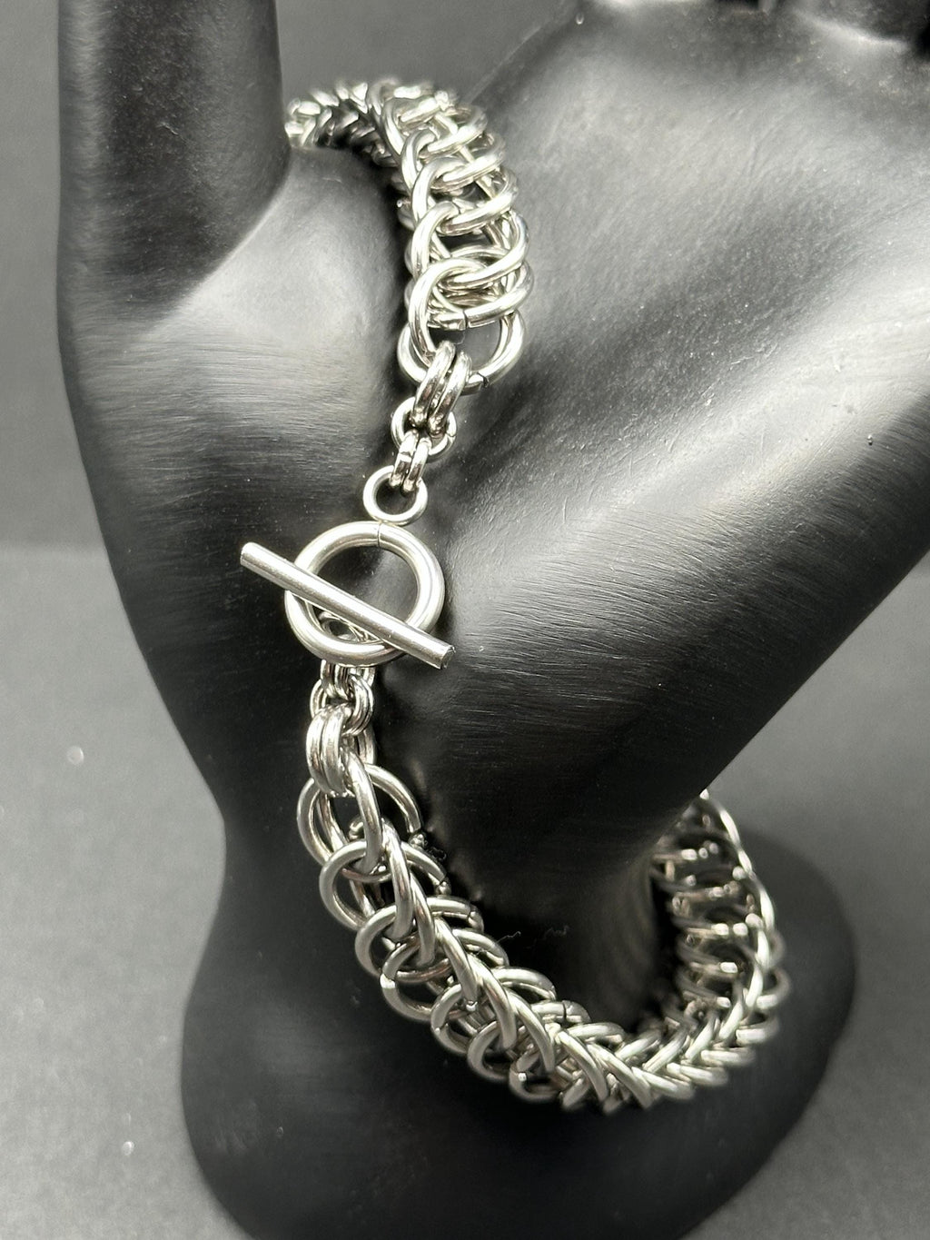 Handmade Stainless Steel Half Persian 4-in-1 Chainmail Bracelet