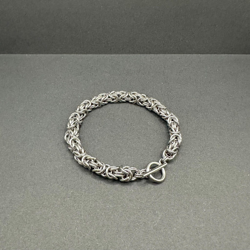 Byzantine Chainmaille Bracelet — Stainless Steel
