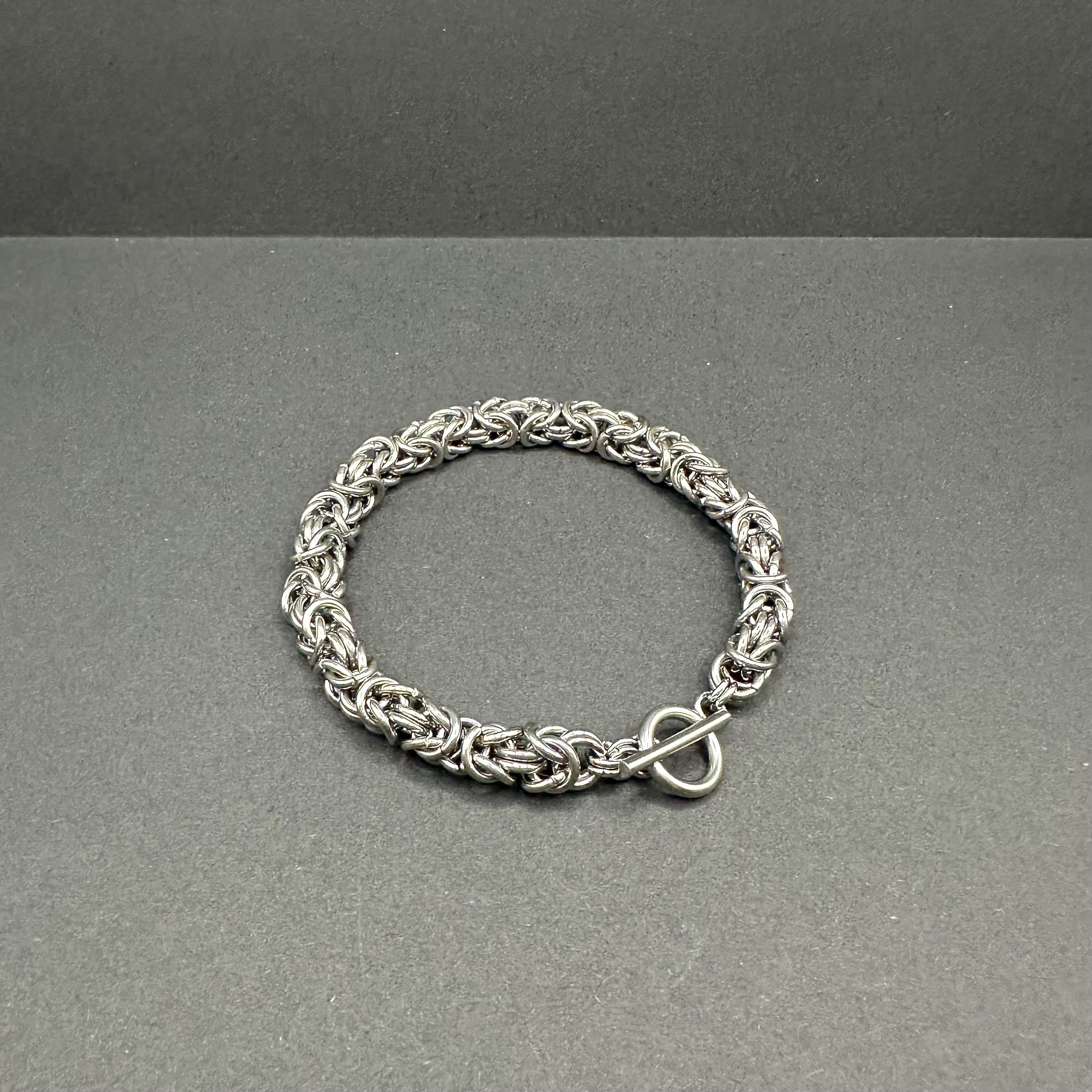 Byzantine Chainmaille Bracelet — Stainless Steel