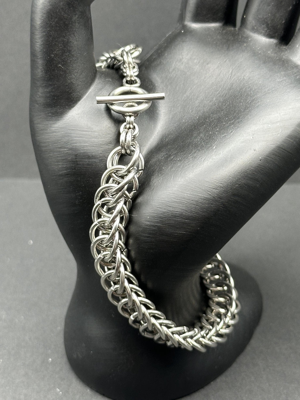 Handmade Stainless Steel Half Persian 4-in-1 Chainmail Bracelet