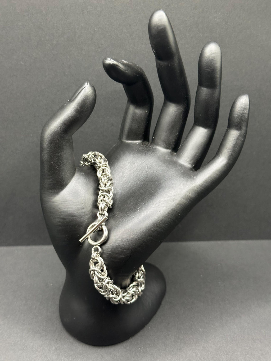 Byzantine Chainmaille Bracelet — Stainless Steel