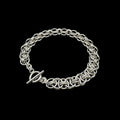 Helm Weave Chainmail Bracelet – Handmade Stainless Steel Chain Maille Jewelry – Elegant, Bold & Custom-Fit