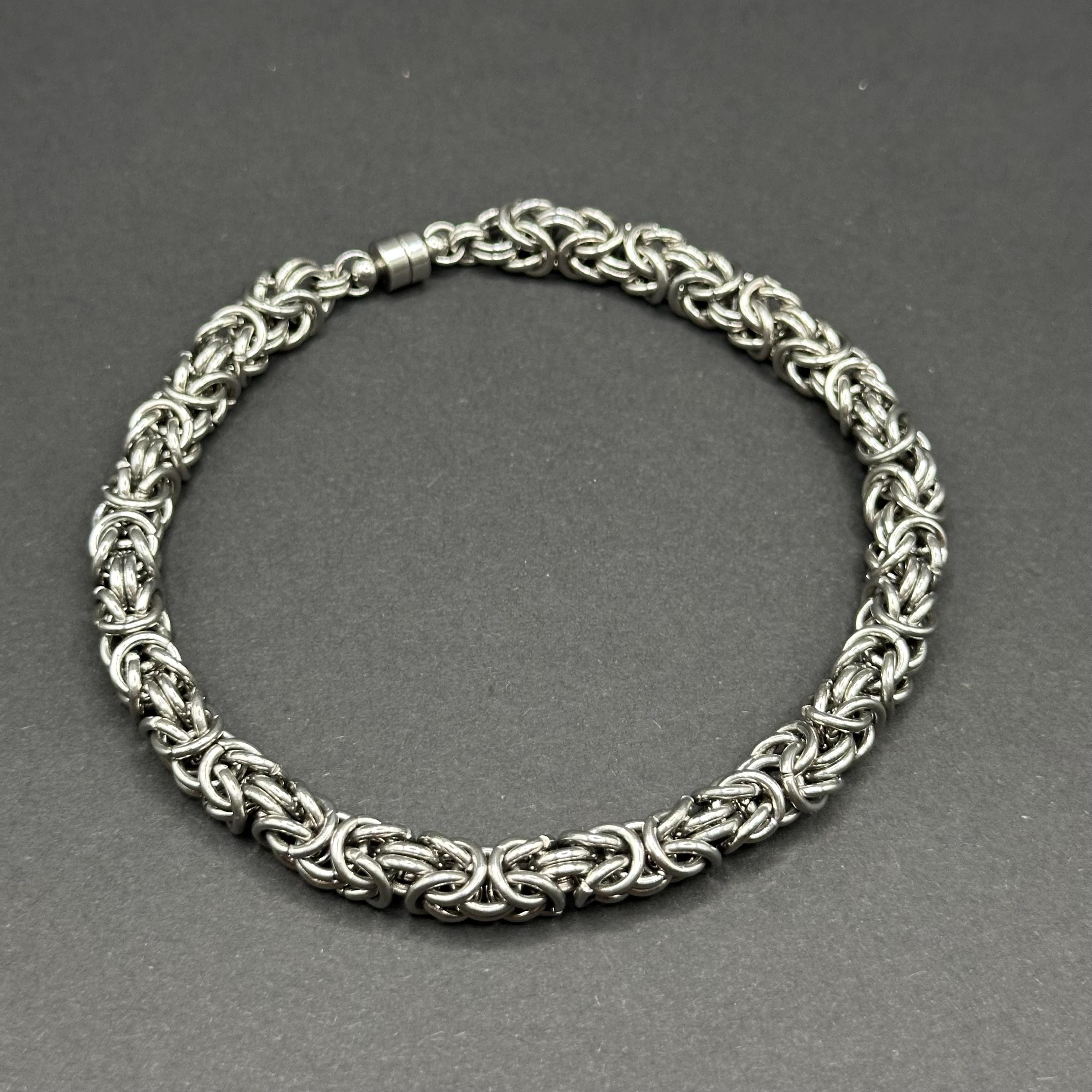Byzantine Chainmaille Bracelet — Stainless Steel