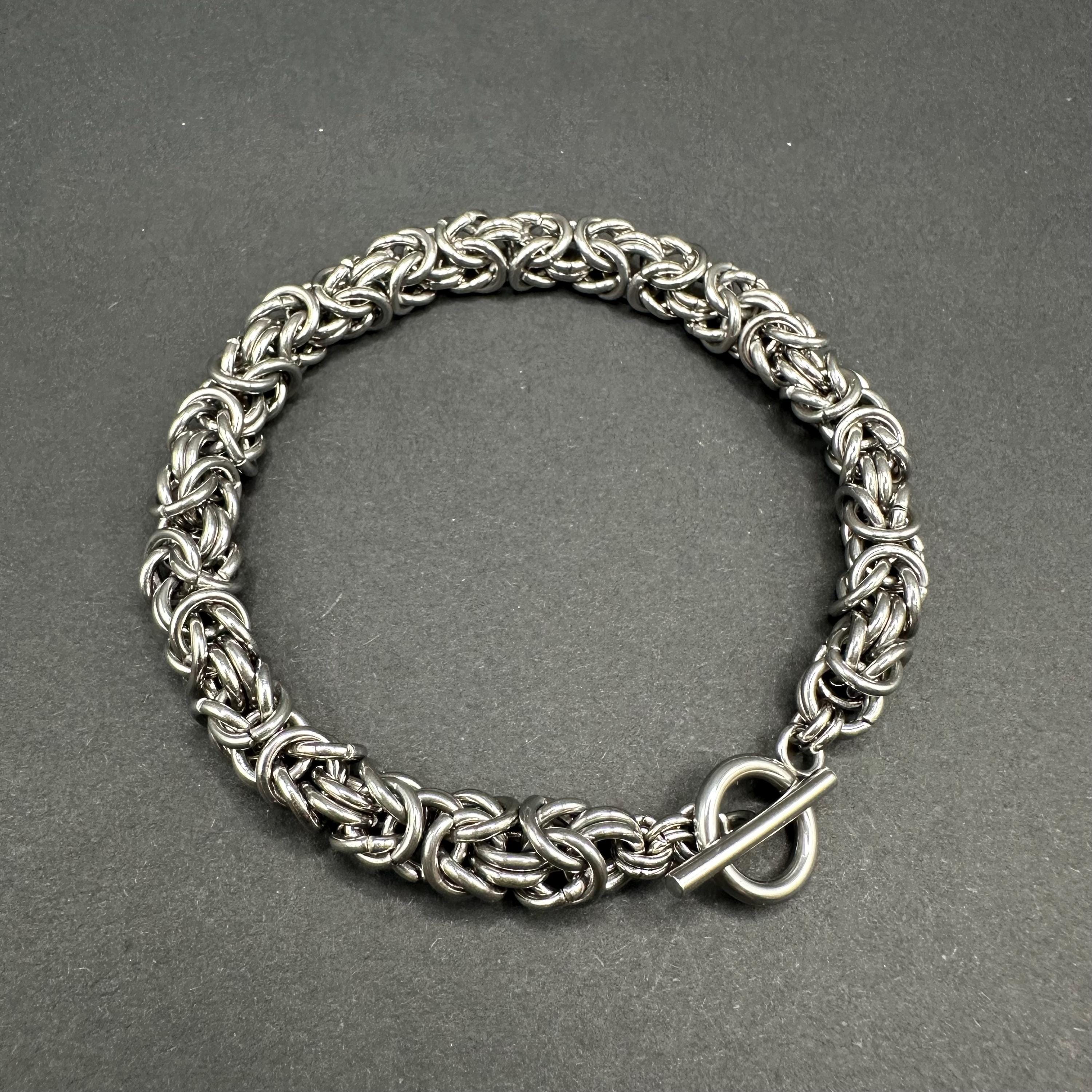 Byzantine Chainmaille Bracelet — Stainless Steel