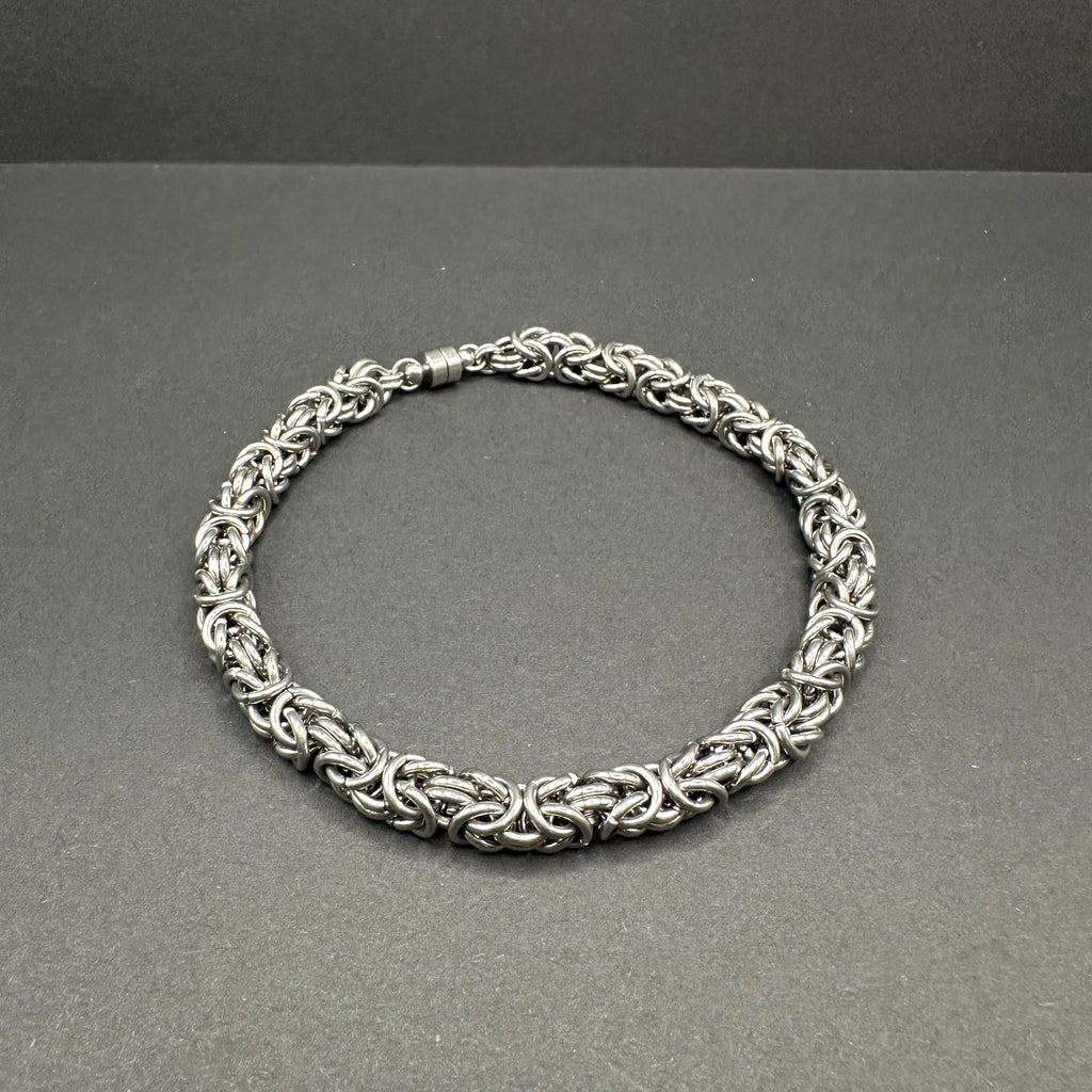 Byzantine Chainmaille Bracelet — Stainless Steel