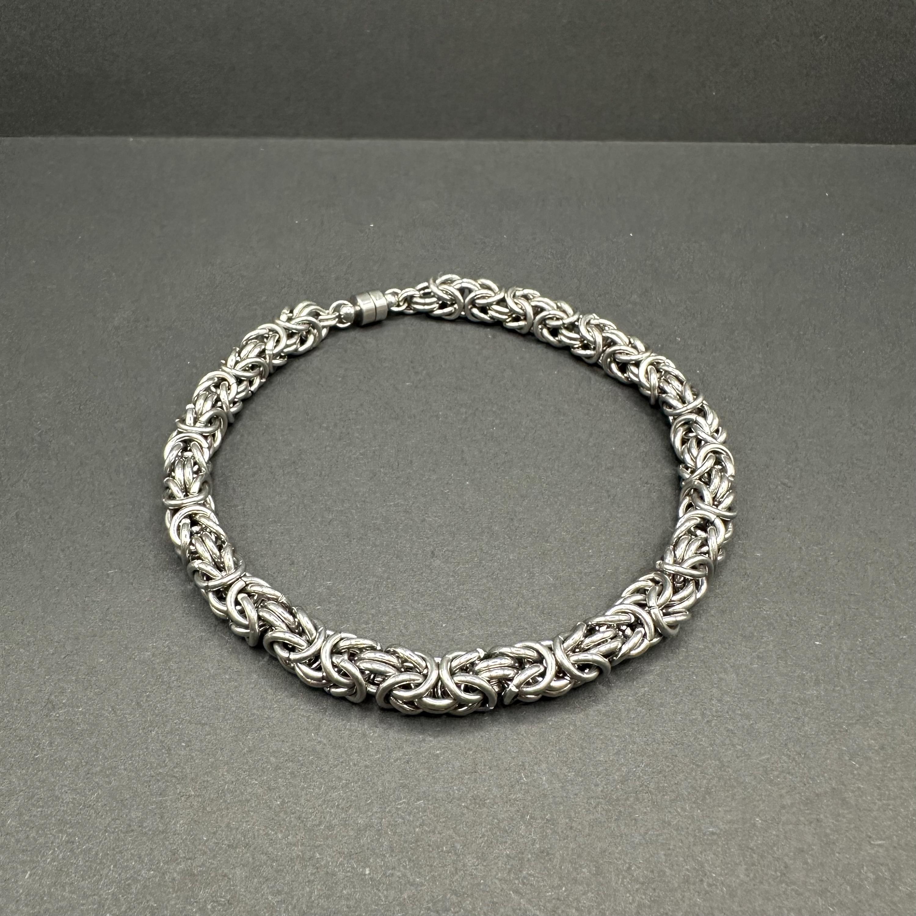 Byzantine Chainmaille Bracelet — Stainless Steel