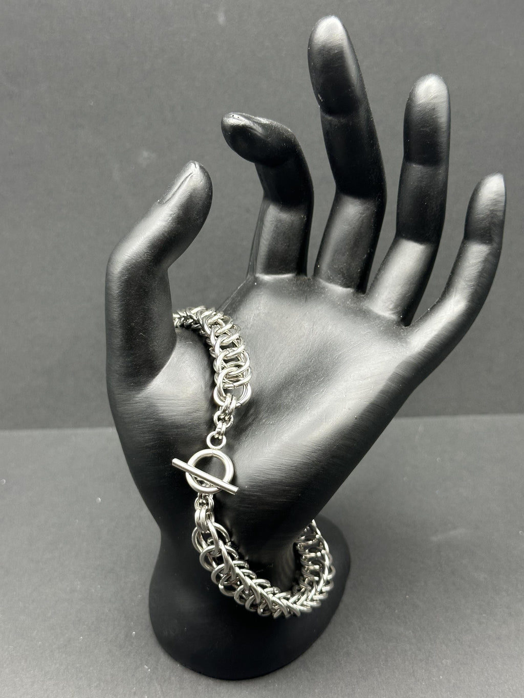 Handmade Stainless Steel Half Persian 4-in-1 Chainmail Bracelet