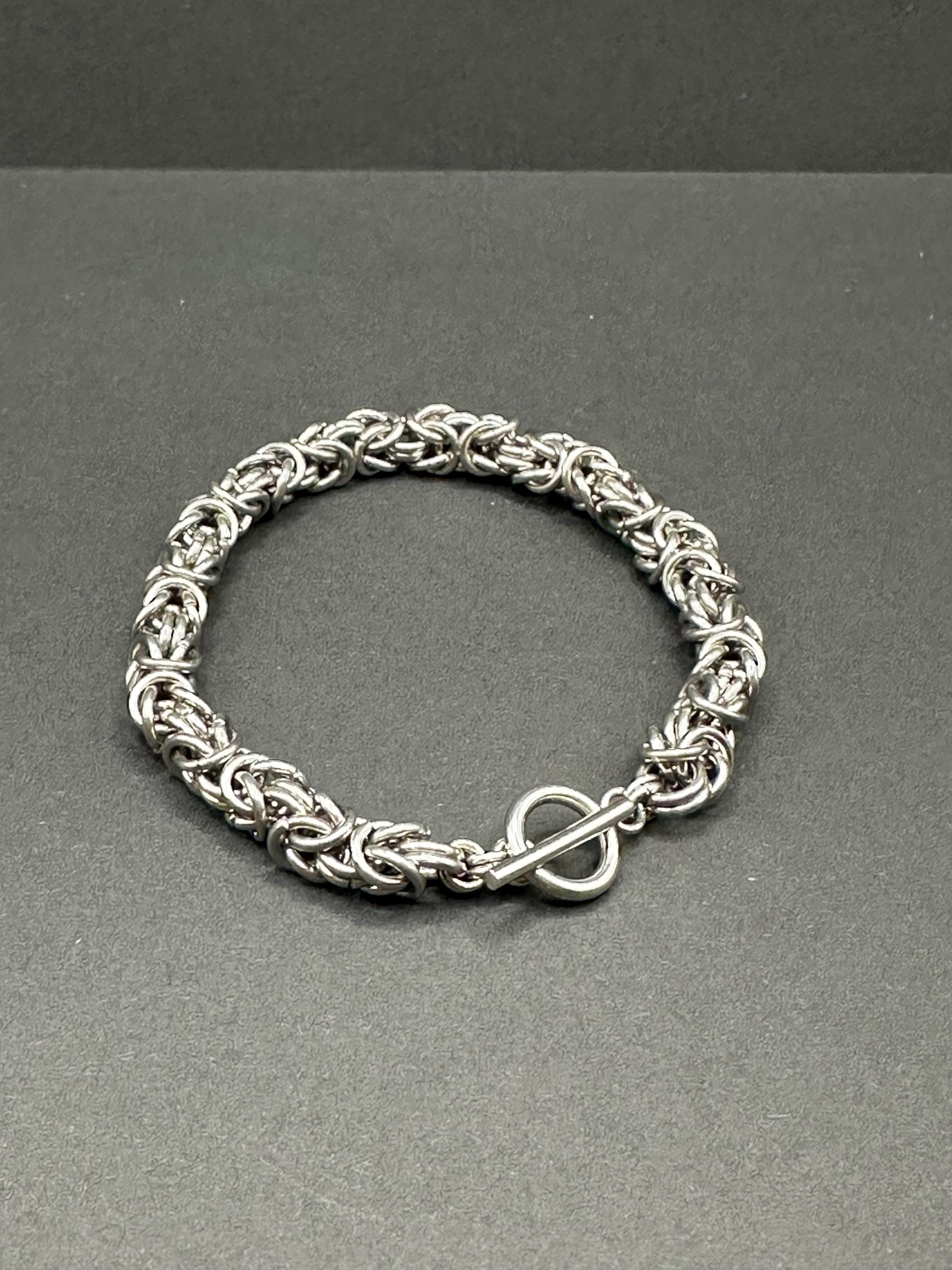Byzantine Chainmaille Bracelet — Stainless Steel